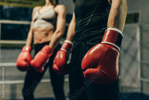 boxers in boxing gloves © LIGHTFIELD STUDIOS