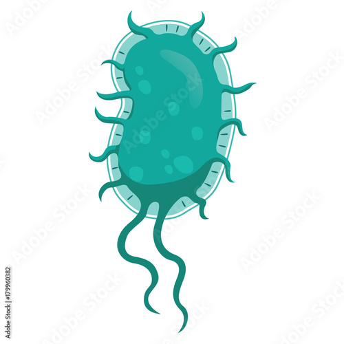 Concept of resistance to antibiotics. Creature bacteria a microorganism. Ideal for informational and medicinal materials on antibacterial therapy