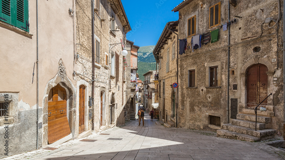 Scanno (L'Aquila) - A view of the little ancient town