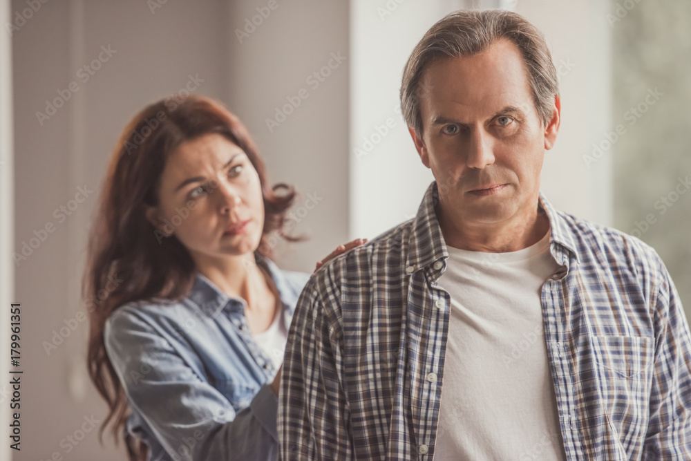 Couple having a quarrel Couple having a quarrel