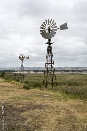 Metal Windmills, Hindmarsh Island, South Australia