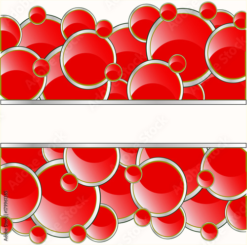 Red circles background