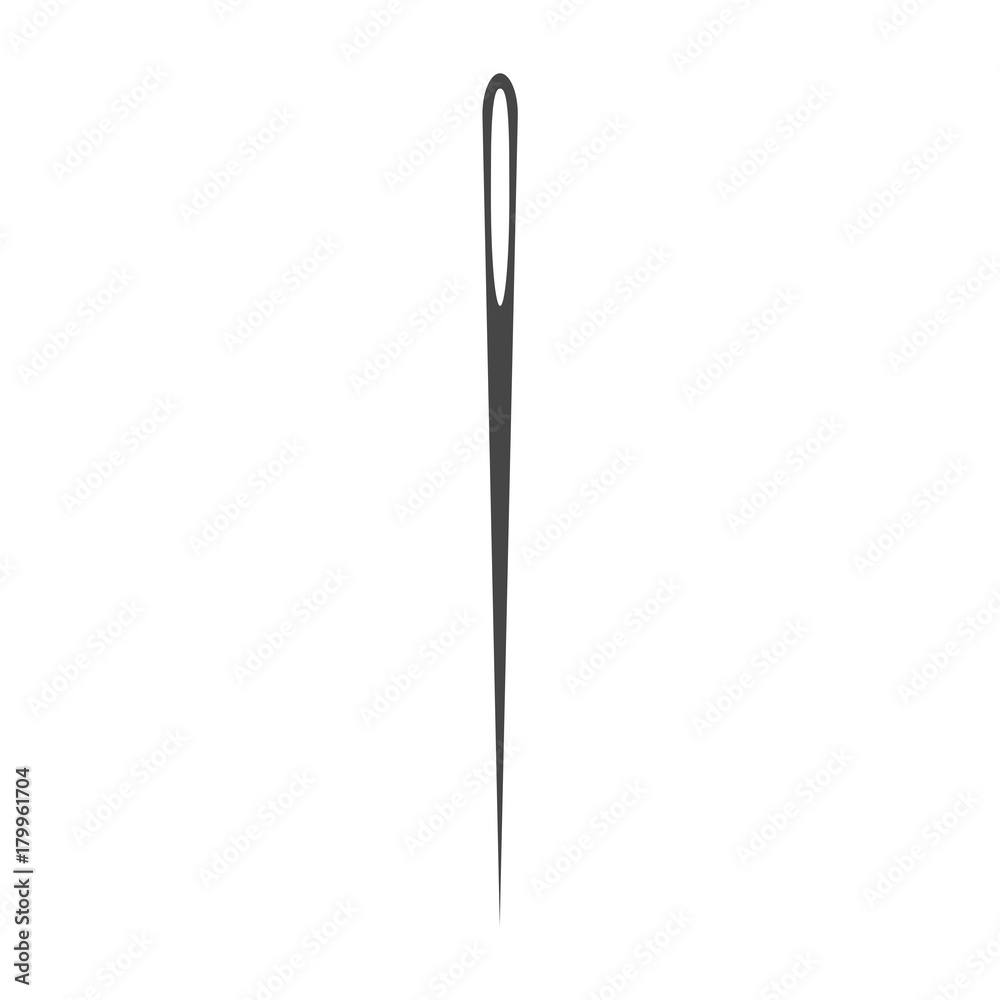 Needle icon, Thread and needle icon