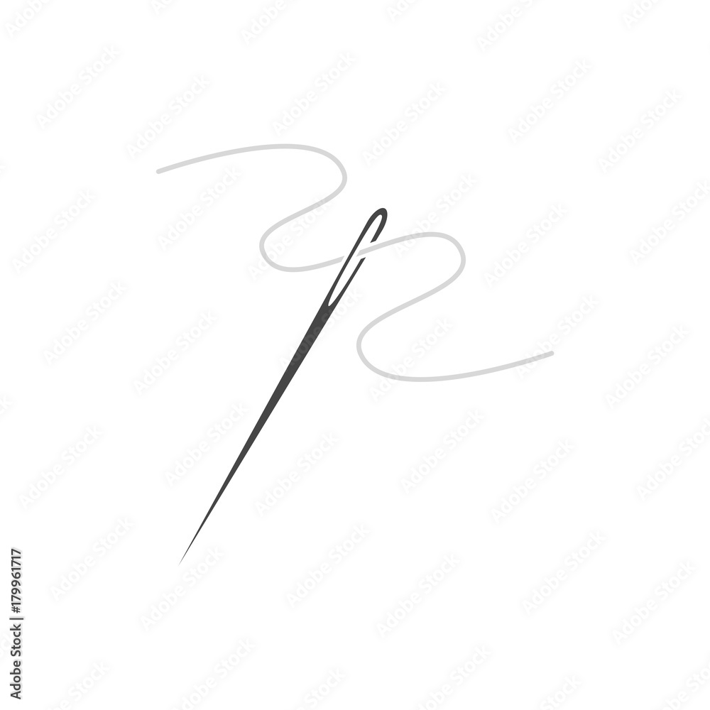 Needle icon, Thread and needle icon Needle icon, Thread and needle icon