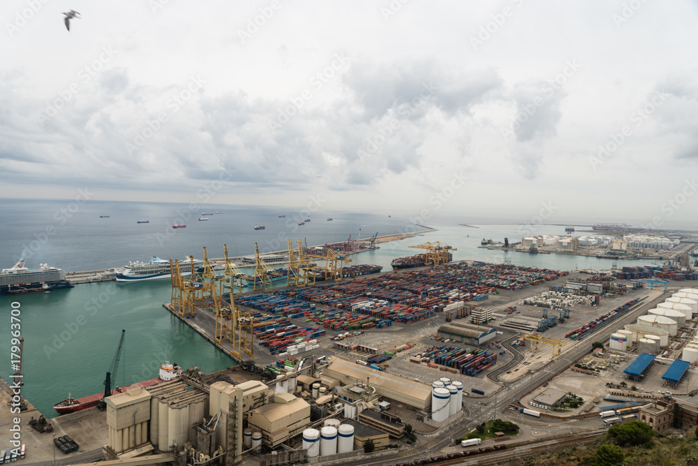 Obraz premium Port of Barcelona, Spain