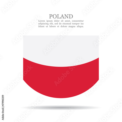 Poland national flag vector icon Free Download Poland national flag vector icon - GFXLoad