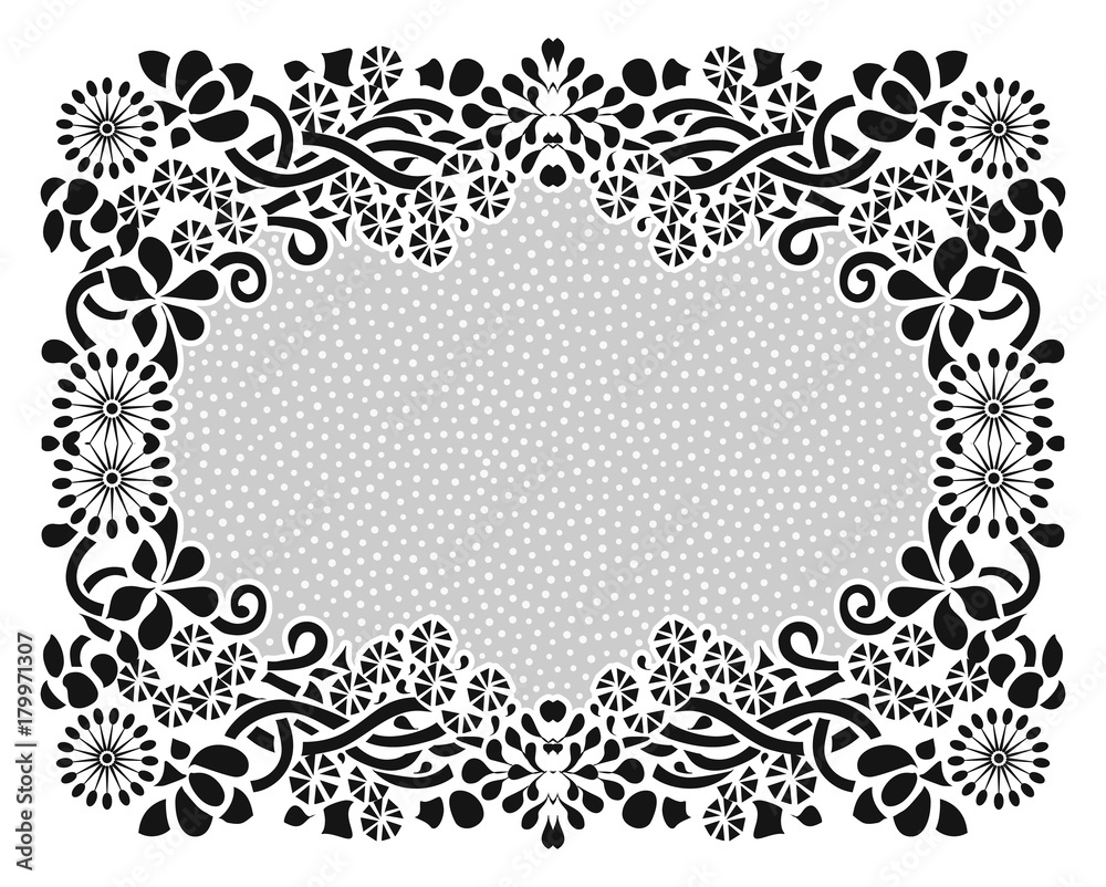 Floral frame Floral frame
