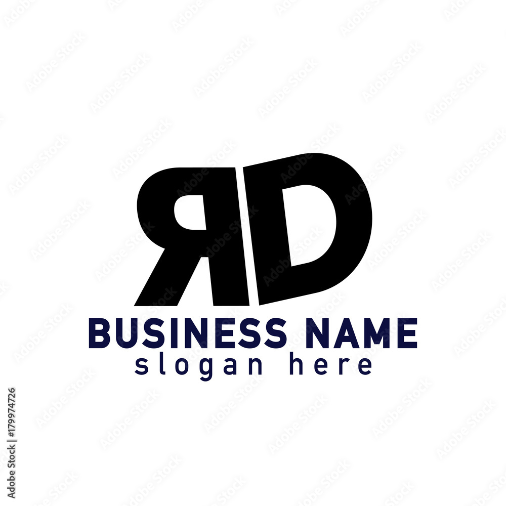 RD Letter Logo Template RD Letter Logo Template