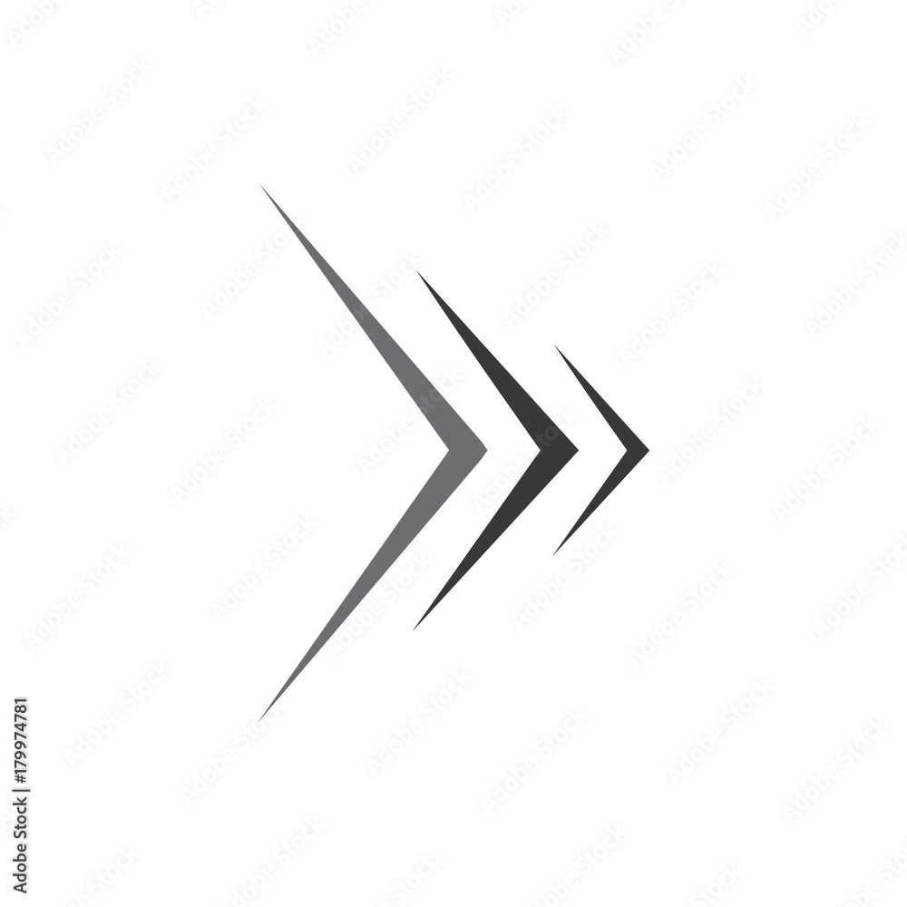 Arrow Line abstract logo design