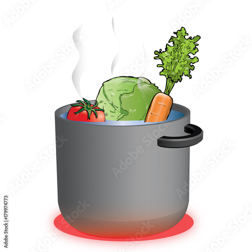 Veggie Soup preparation