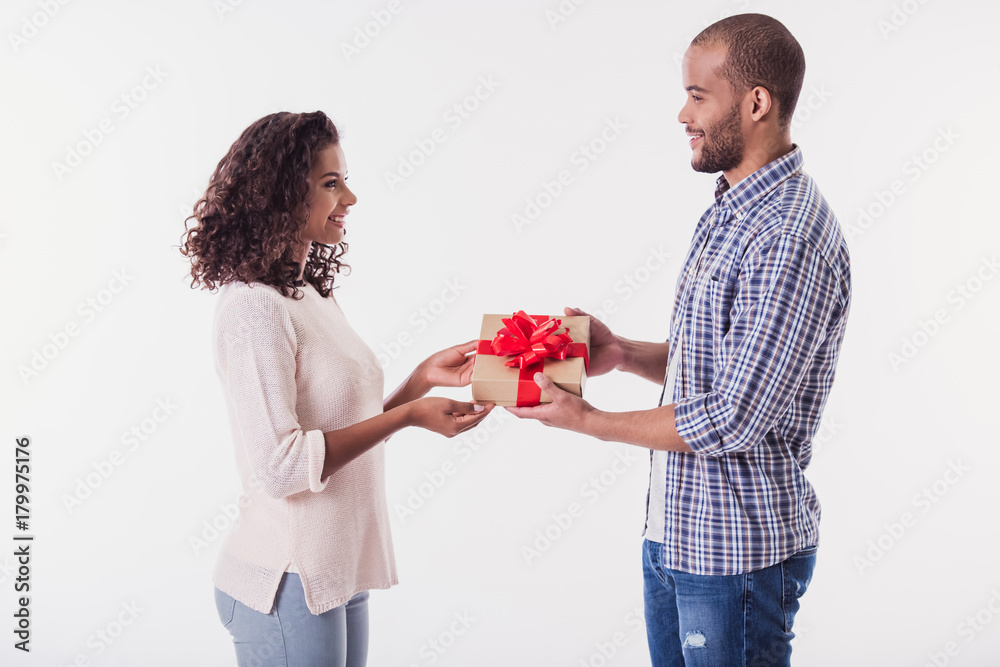 Afro American couple Afro American couple