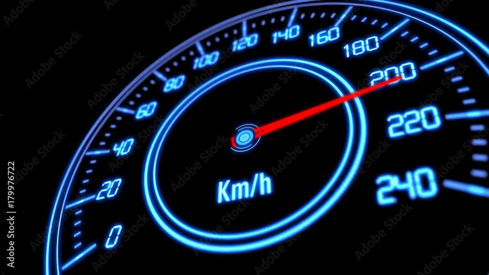 speedometer display Stock Video Adobe Stock