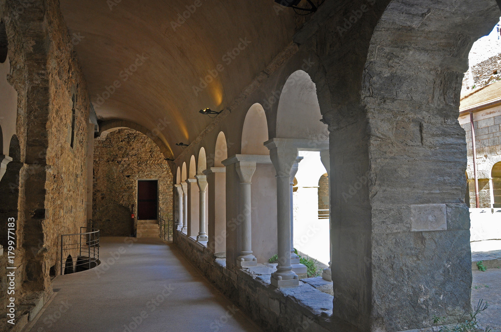 Medieval monastery Sant Pere de Rodes in Spanish Catalonia