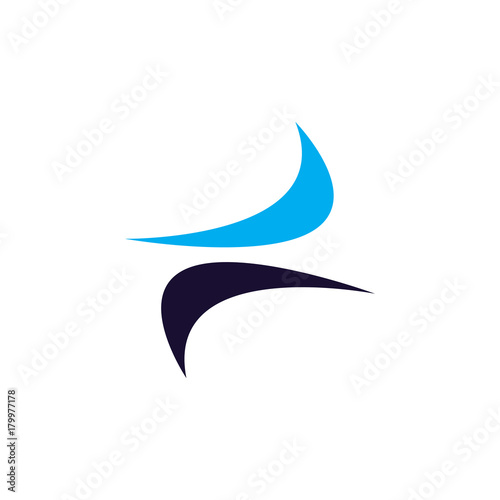 F Letter Abstract Logo