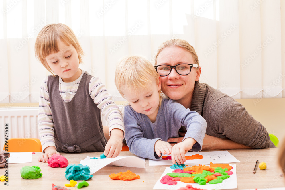 Fototapeta premium Interesting lesson modeling