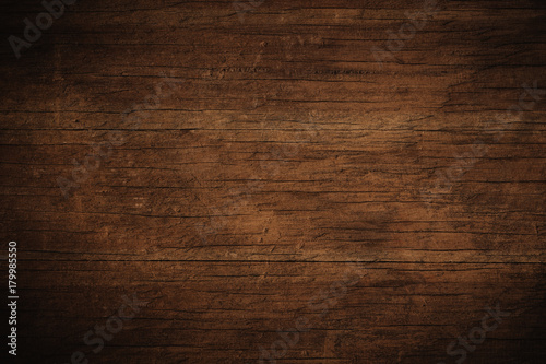 Old grunge dark textured wooden background The surface of the old brown wood texture