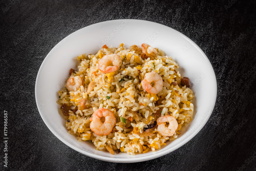 一般的な炒飯 Typical fried rice Chinese cuisine 一般的な炒飯 Typical fried rice Chinese cuisine