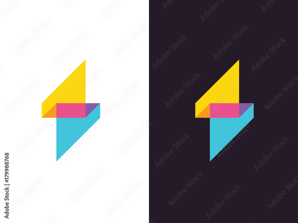 Abstract geometric logo. Vector Abstract geometric logo. Vector
