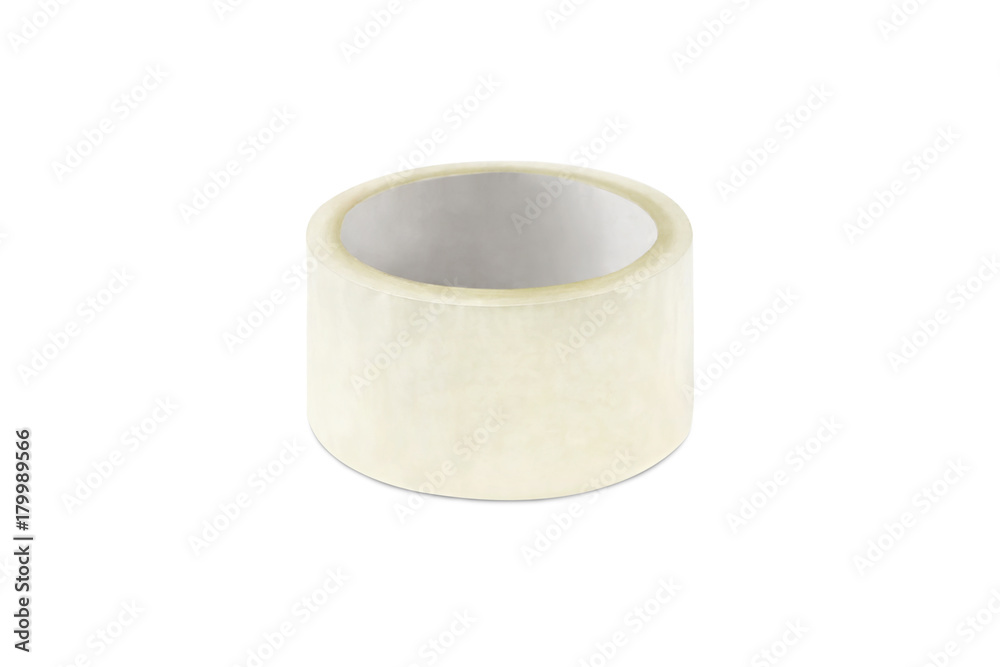 transparent scotch tape isolated on white background transparent scotch tape isolated on white background