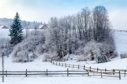 Fantastic winter mountain landscape © Olena Zn