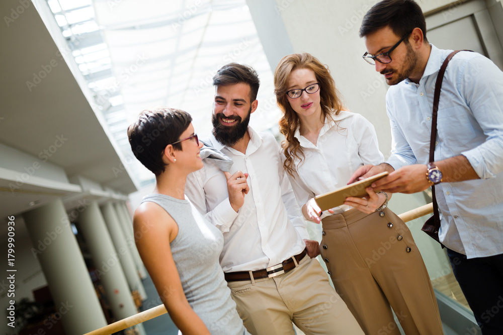 Portrait of businesspeople having free time from work Portrait of businesspeople having free time from work