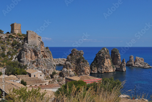 Scopello beach in Castellammare Del Golfo