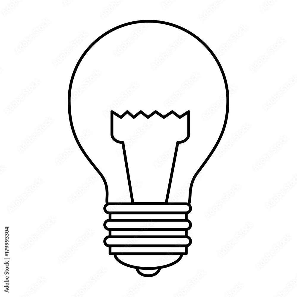 bulb light isolated icon bulb light isolated icon