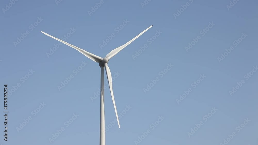 Wind power turbine. Renewable power energy station Wind power turbine. Renewable power energy station