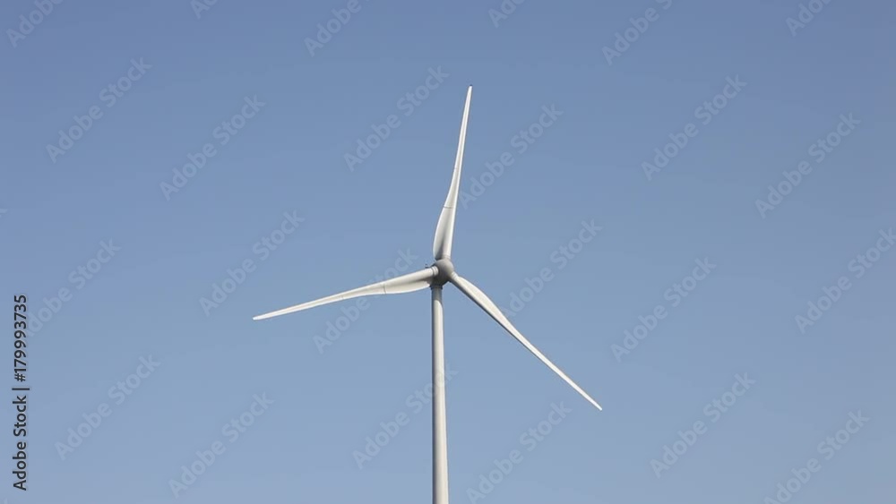 Wind power turbine. Renewable power energy station Wind power turbine. Renewable power energy station