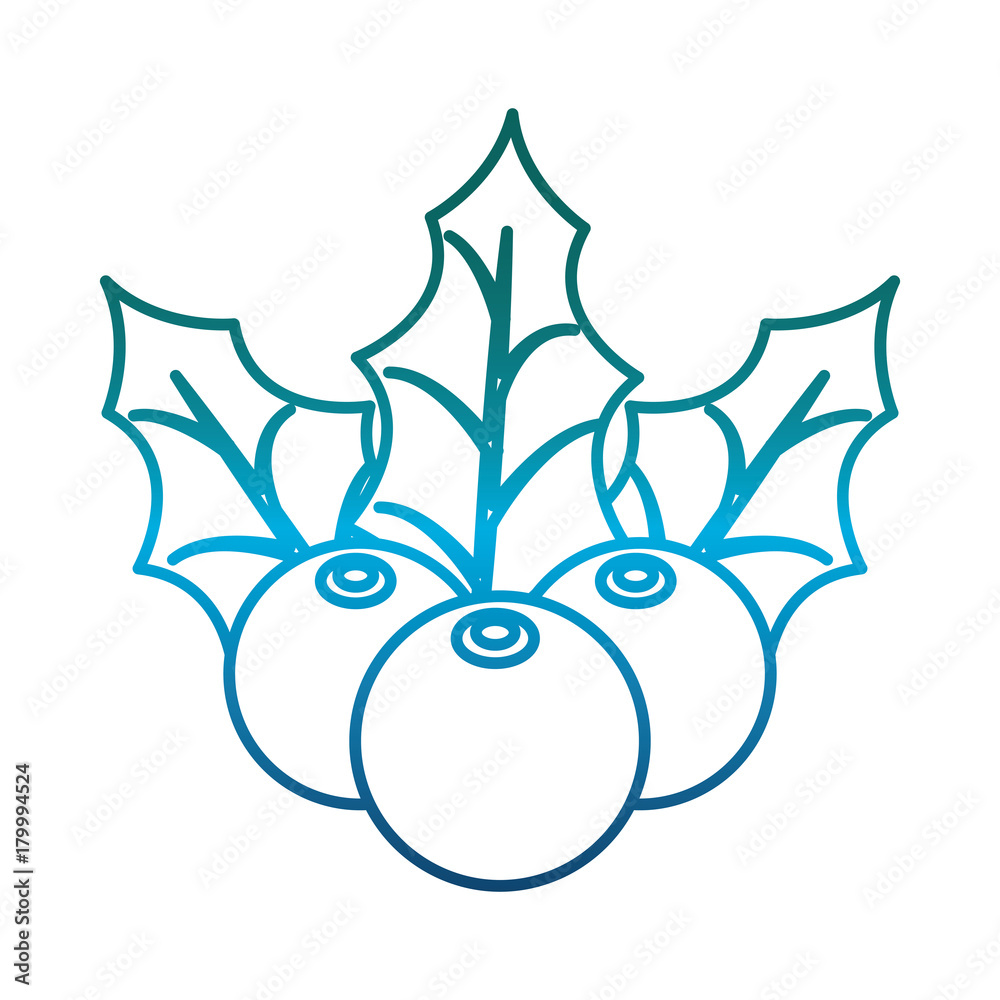 mistletoe icon over white background vector illustration mistletoe icon over white background vector illustration