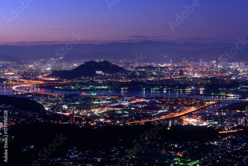 広島の夜景　愛宕神社からの風景 © Scirocco340