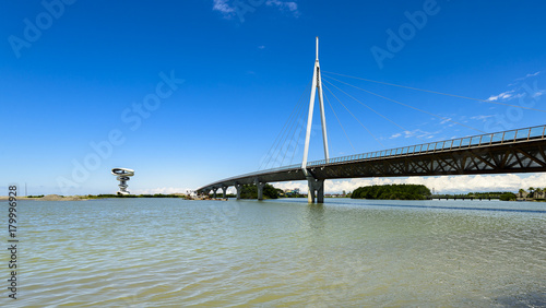 Anaklia bridge Black Sea Georgia coastline