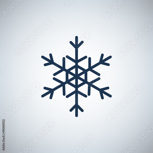 einfaches Symbol - Schnee