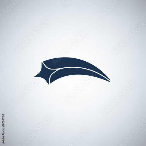 einfaches Symbol - Weihnachtsstern