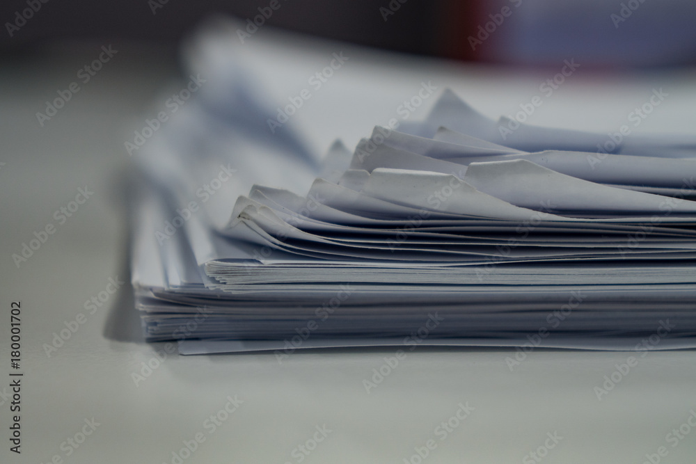 white paper sheet on table white paper sheet on table