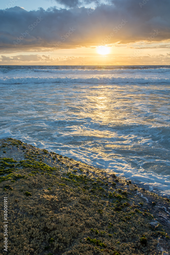 Sun over the reef