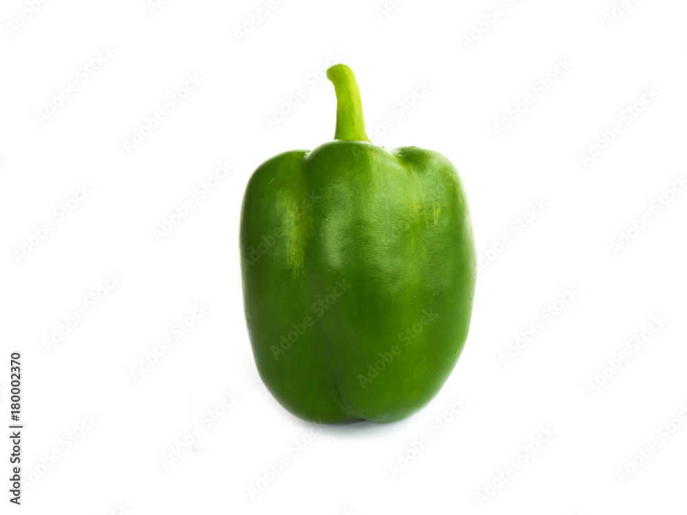 Bell peppers isolated on white background Bell peppers isolated on white background