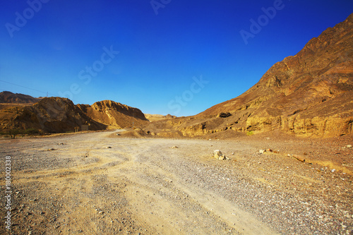 Mountains in the Desert of Negev, Israel
