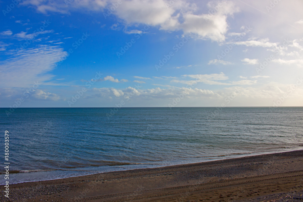 Beach. Beautiful beach, sea and sky. Costa del Sol, Andalusia, Spain. Beach. Beautiful beach, sea and sky. Costa del Sol, Andalusia, Spain.