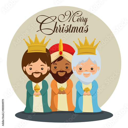 merry christmas three magic and wise kings