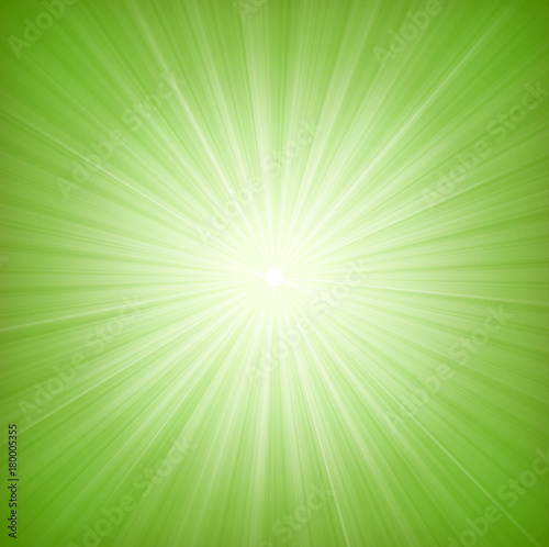 Elegant Green Starburst Background