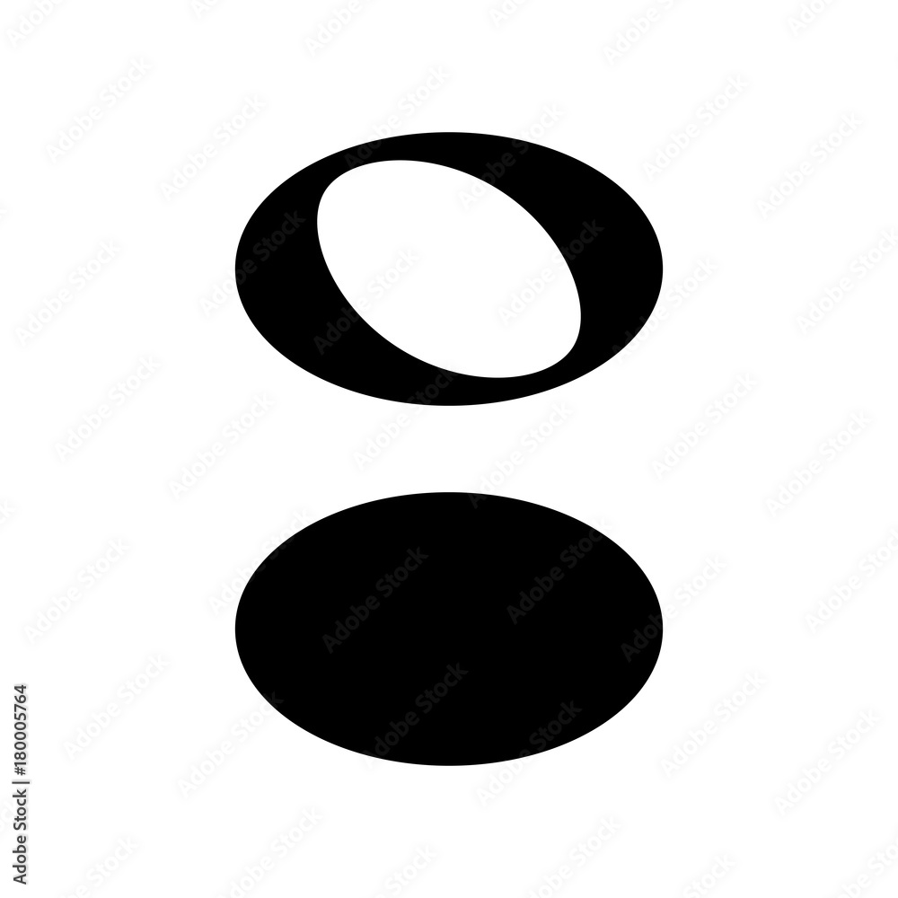 Isolated musical note, Whole and quarter note, Vector illustration Isolated musical note, Whole and quarter note, Vector illustration