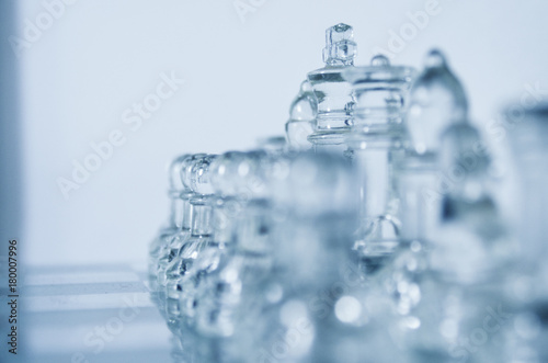 Glass chess army