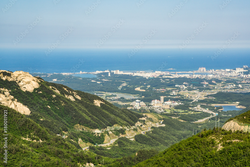 View of Sokcho city, Gangwon-do