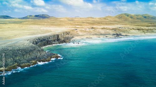 aerial view of coast