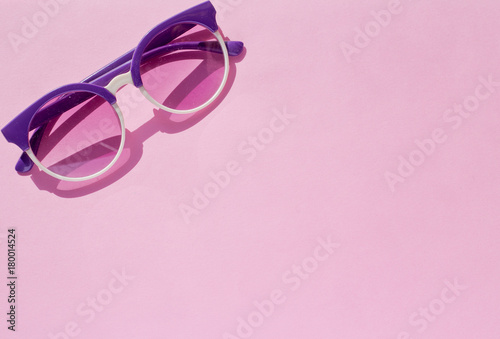 Funky purple sunglasses
