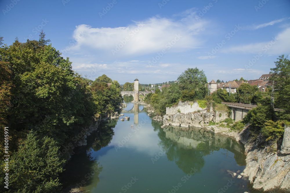 Fototapeta premium Gave de pau a Orthez