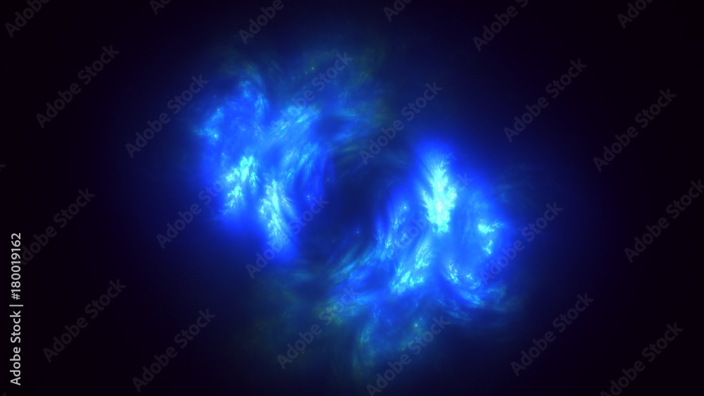 3D rendering abstract fractal light background 3D rendering abstract fractal light background