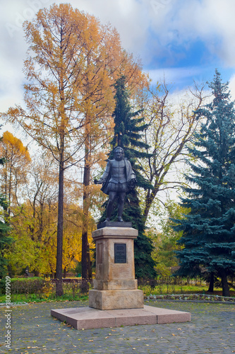 Monument to the writer Miguel de Cervantes in Moscow