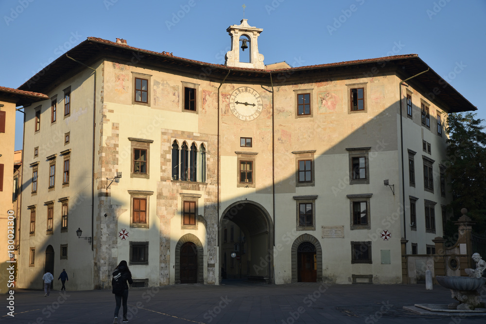 Palais de l'horloge à Pise en Toscane, Italie